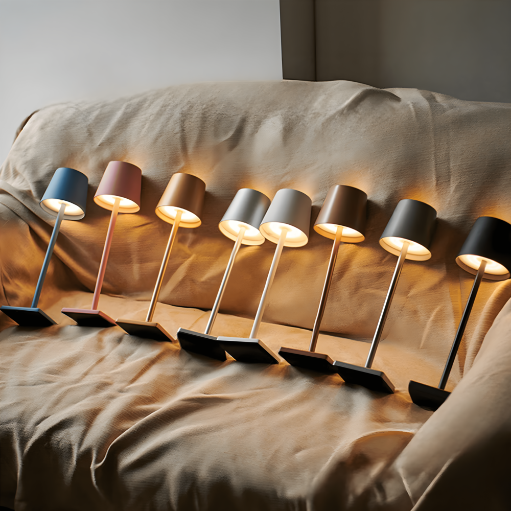 Kabellose LED-Tischlampe dimmbar – skandinavisches Design
