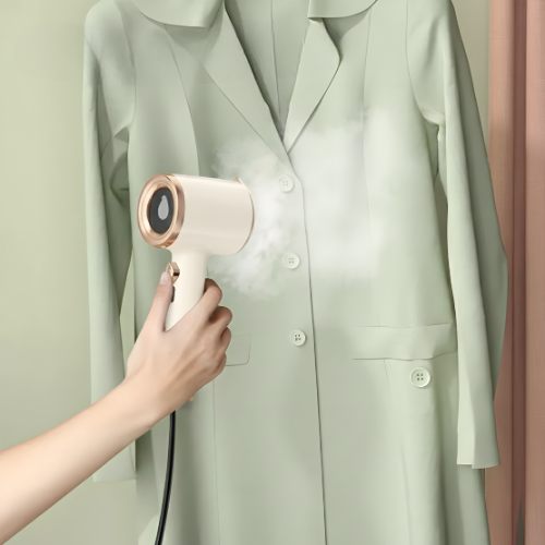 Compact Travel Iron with Steam Function for On-the-Go Use
