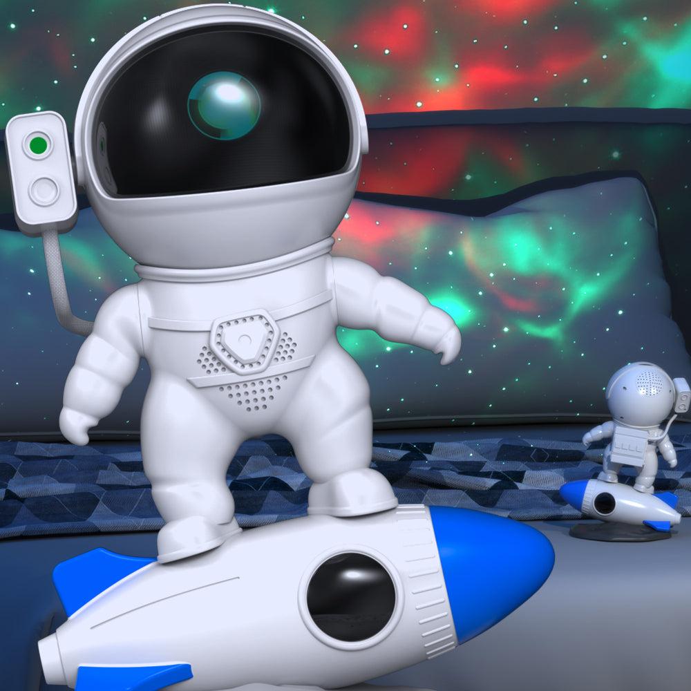 Sternenhimmel Projektor Lampe mit 4K Galaxieprojektion und Raketendesign