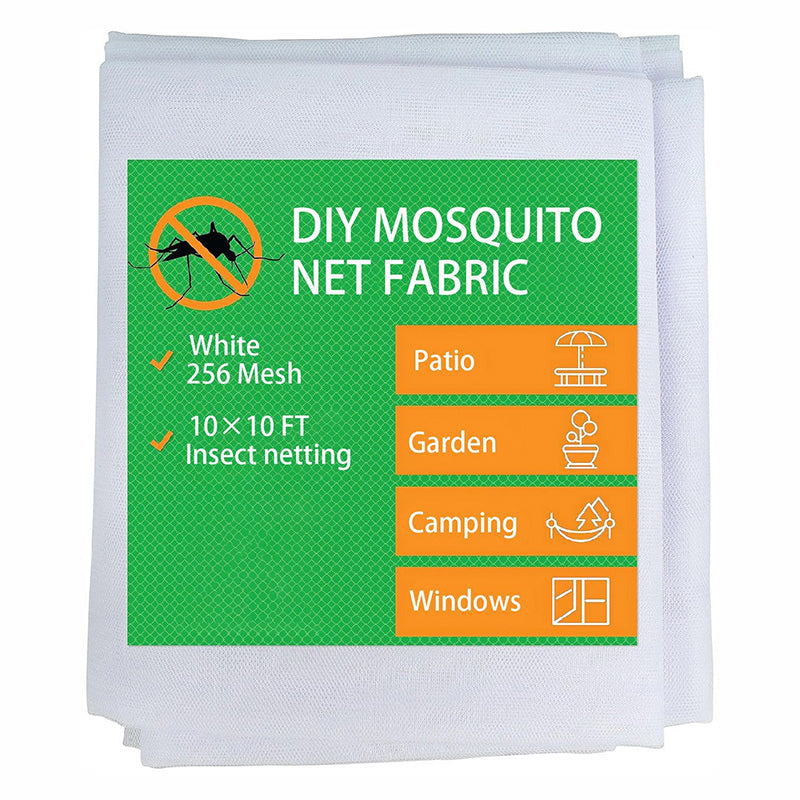 Insektenschutznetz für Terrasse, Garten & Gewächshaus 2,4 x 4 m