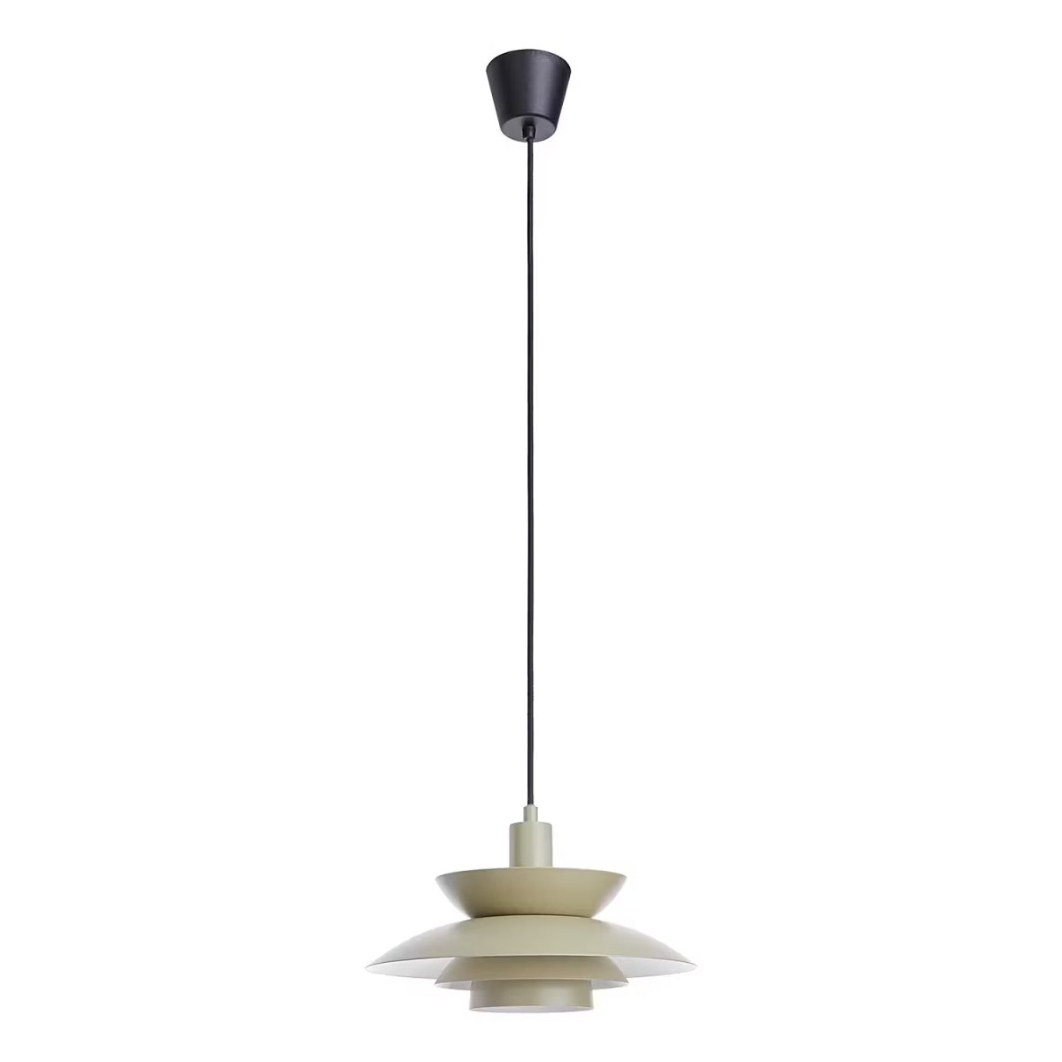 Braided bamboo hanging lamp - boho-style pendant light