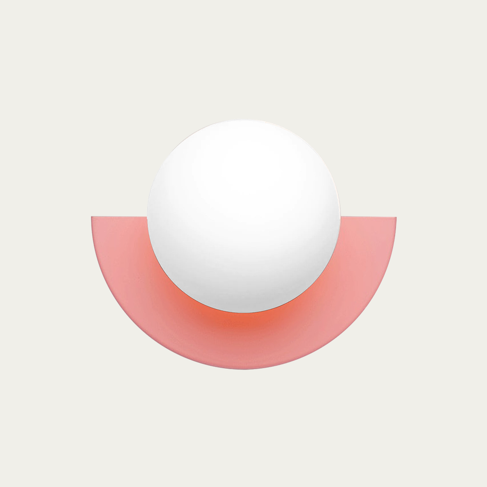 Minimalistische bunte Wandlampe – dekoratives Wandlicht
