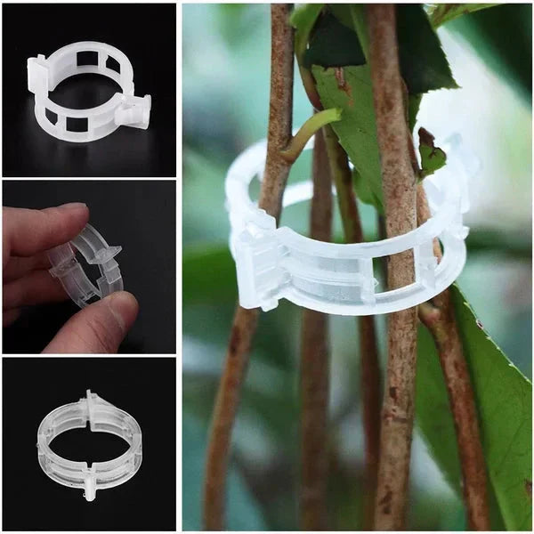 Plant support clips - reusable plant holders for the garden