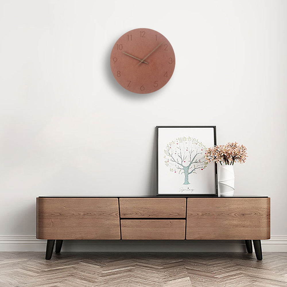 Minimalist wall clock - silent and modern for the living room