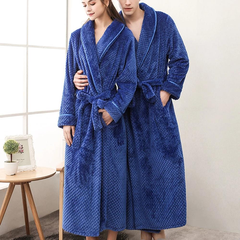 Fleece Bademantel Unisex – weich, warm und atmungsaktiv