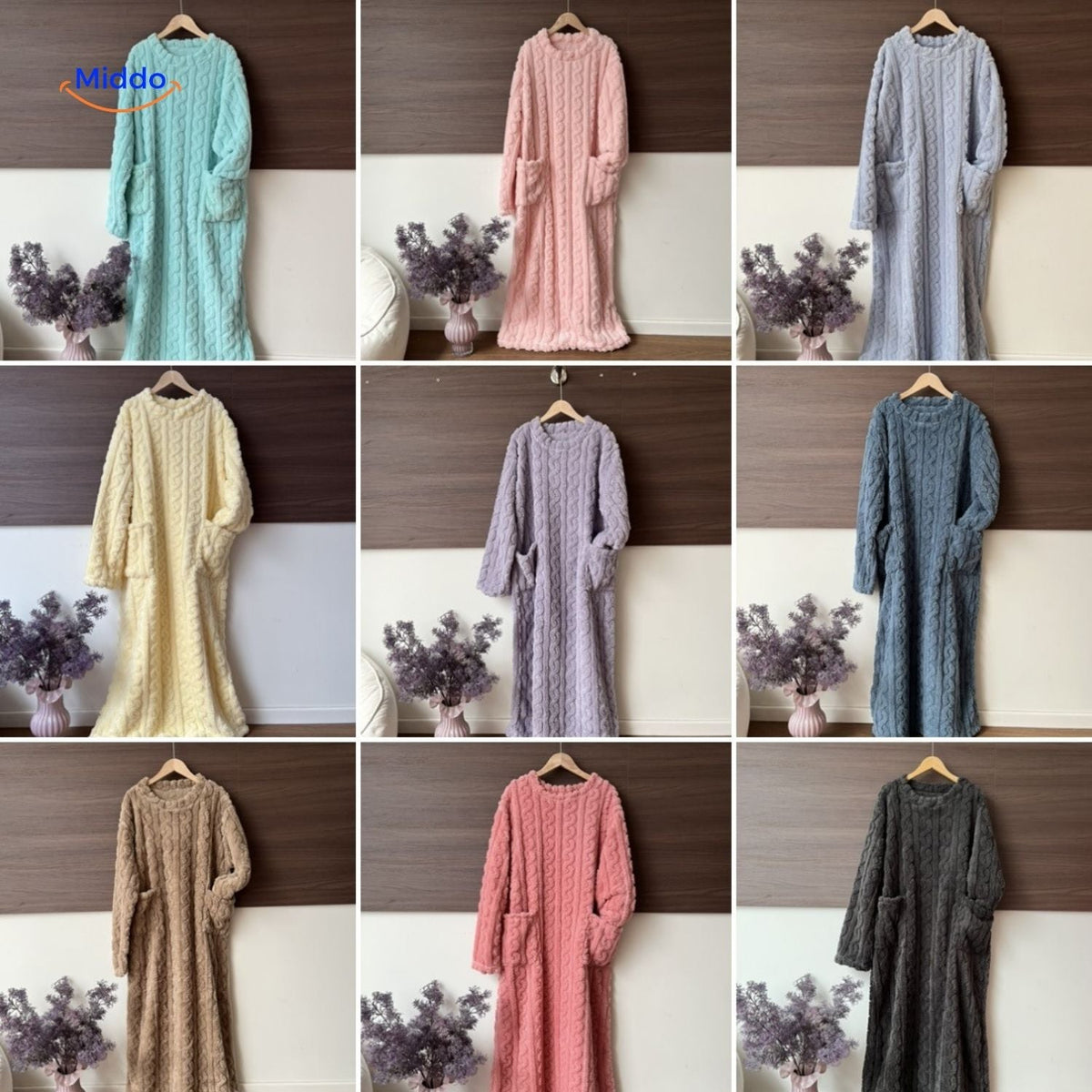 Fleece blanket dress - cozy, warm, and free to move