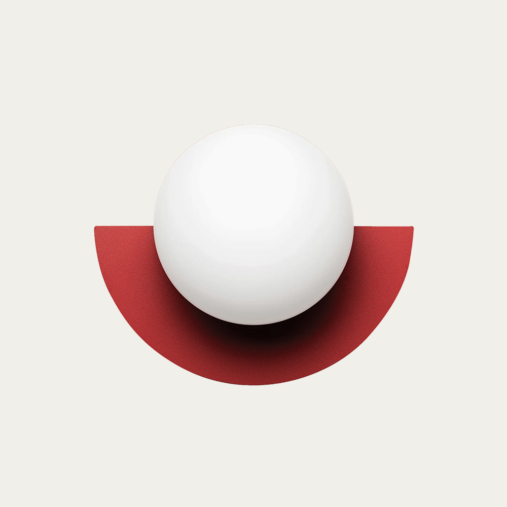 Minimalistische bunte Wandlampe – dekoratives Wandlicht