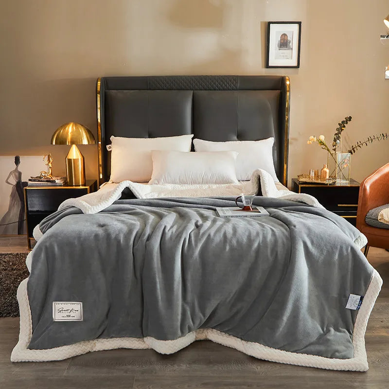 Fleece blanket 150x200 cm – soft throw for two people