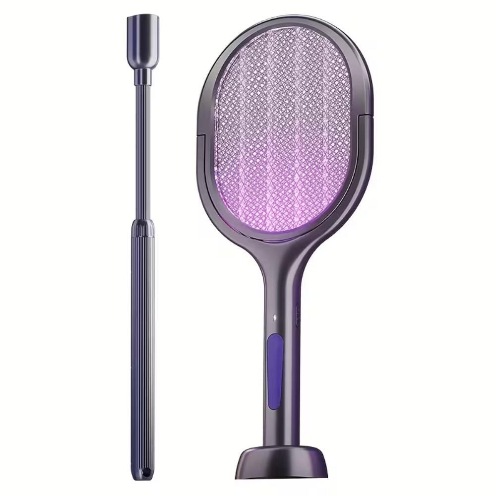 Elektrische Fliegenklatsche mit UV-Licht – Wiederaufladbar