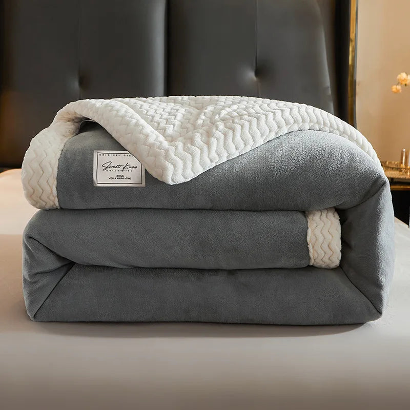 Fleece blanket 150x200 cm – soft throw for two people