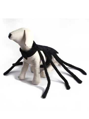 Halloween Hundekostüm Spinne mit Verstellbarem Klettverschluss