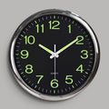 LED wall clock with lighting - modern clock for the living room
