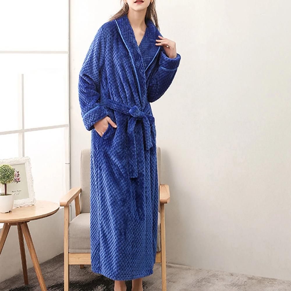Fleece Bademantel Unisex – weich, warm und atmungsaktiv