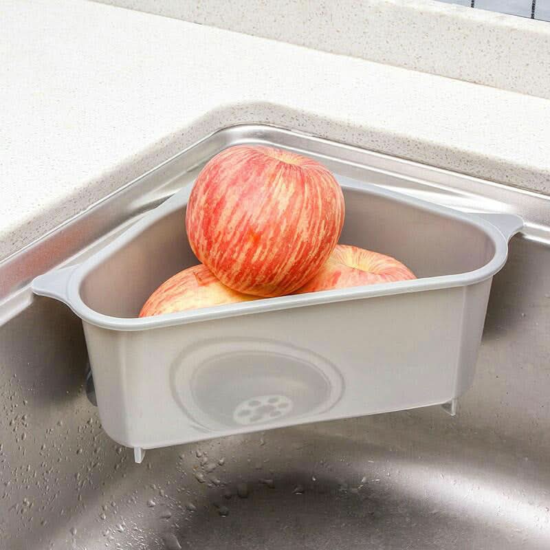 Dreieckige Spülenablage für Küchenspüle – platzsparend