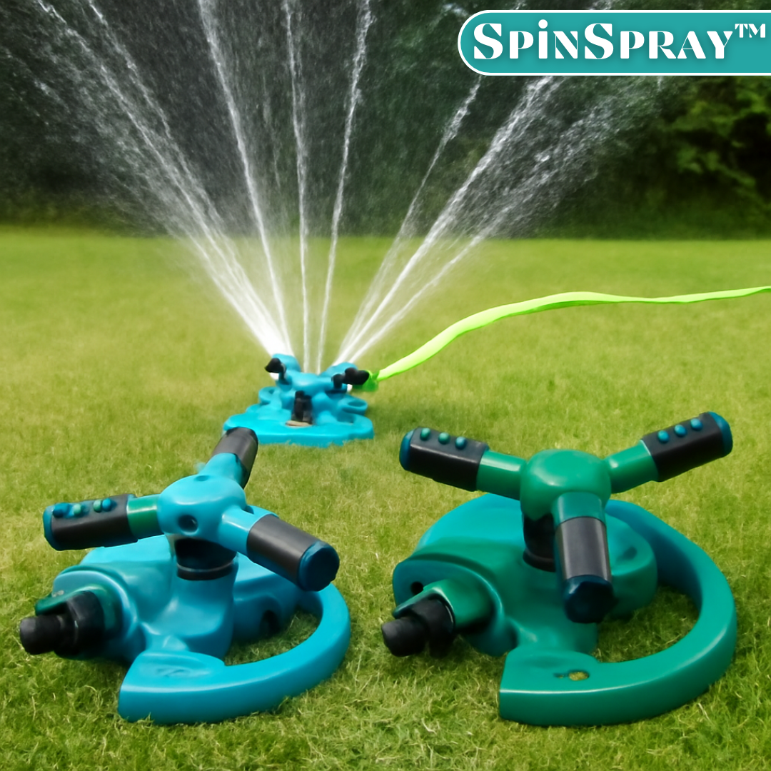 360° Rasensprenger mit einstellbarem Wasserdruck – gleichmäßige Bewässerung