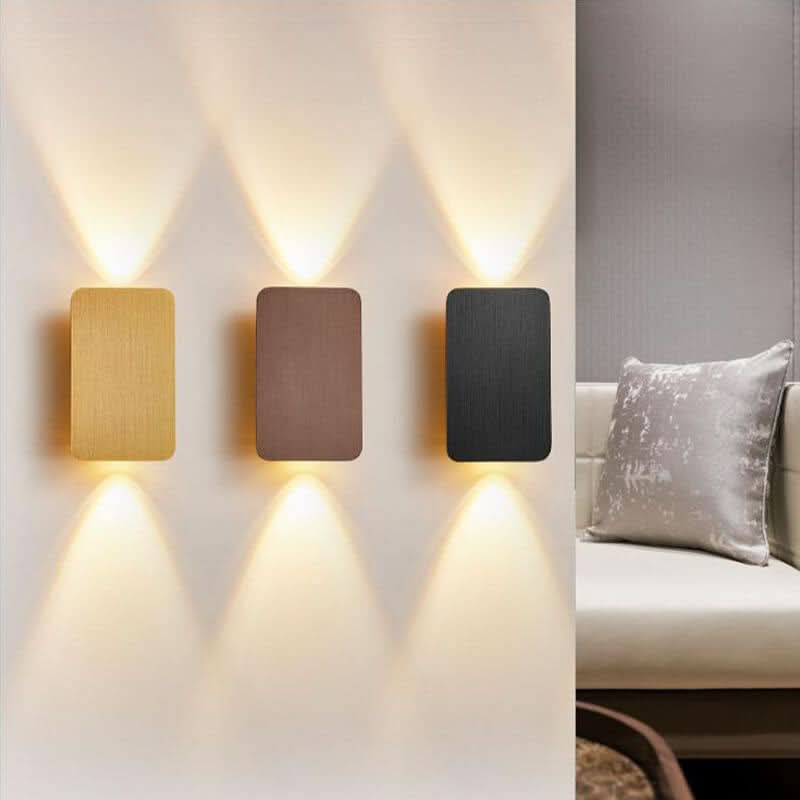 LED Wandleuchte aus Aluminium für Flur, Treppenhaus und Wohnzimmer