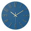 Modern wall clock for the living room - silent quartz movement