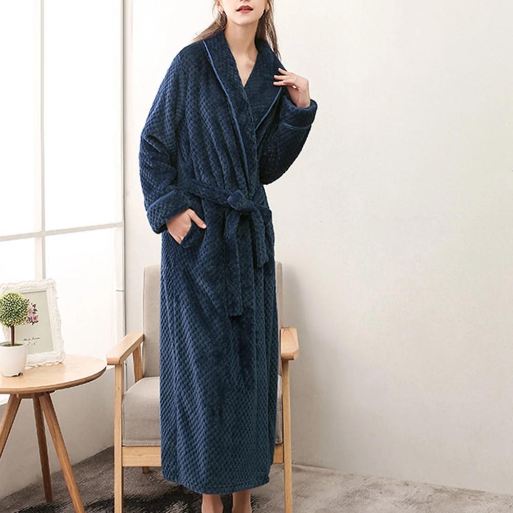 Fleece Bademantel Unisex – weich, warm und atmungsaktiv