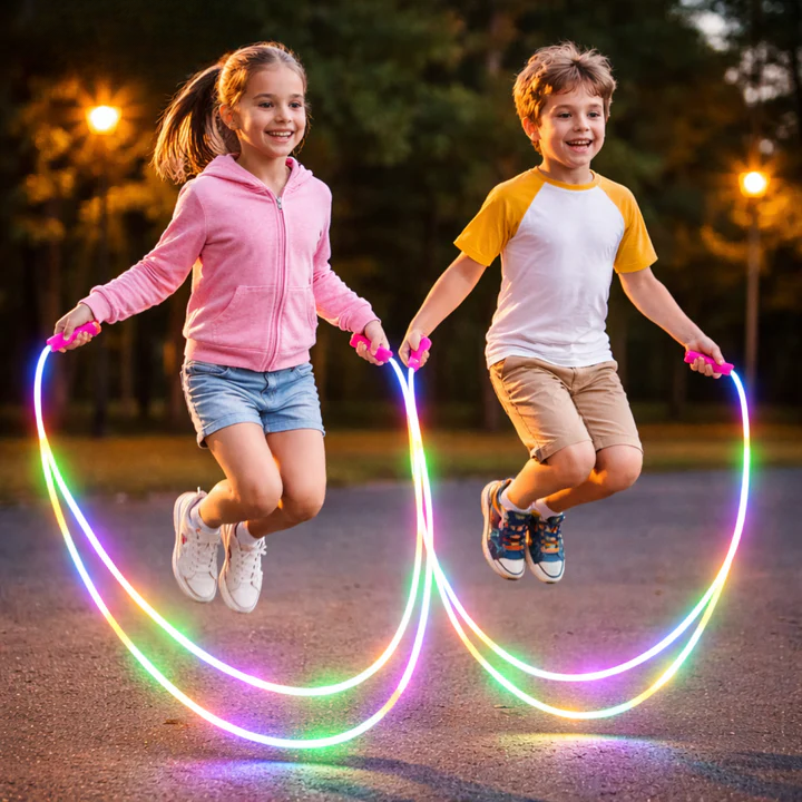 Leuchtendes Springseil für Kinder – Bunter LED-Glanz in Bewegung product image 1