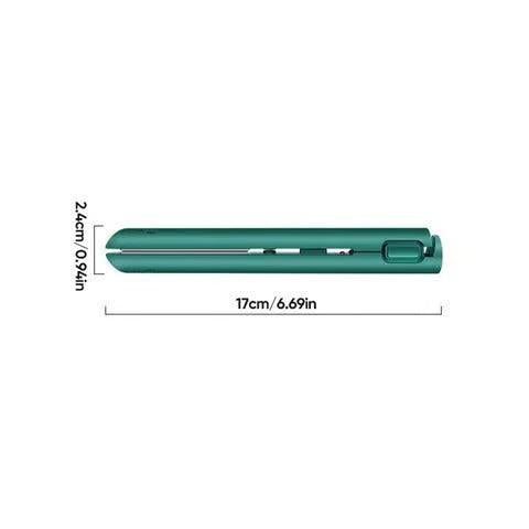 2-in-1-Lockenstab und Glätteisen – kompakter Mini-Haarstyler