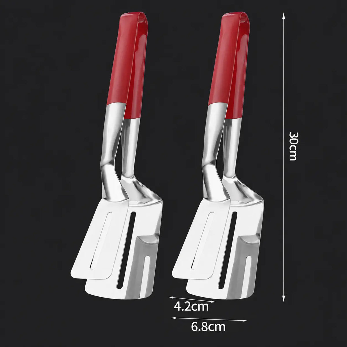 2-in-1 Spatula Tongs – Flip and Grab with One Tool