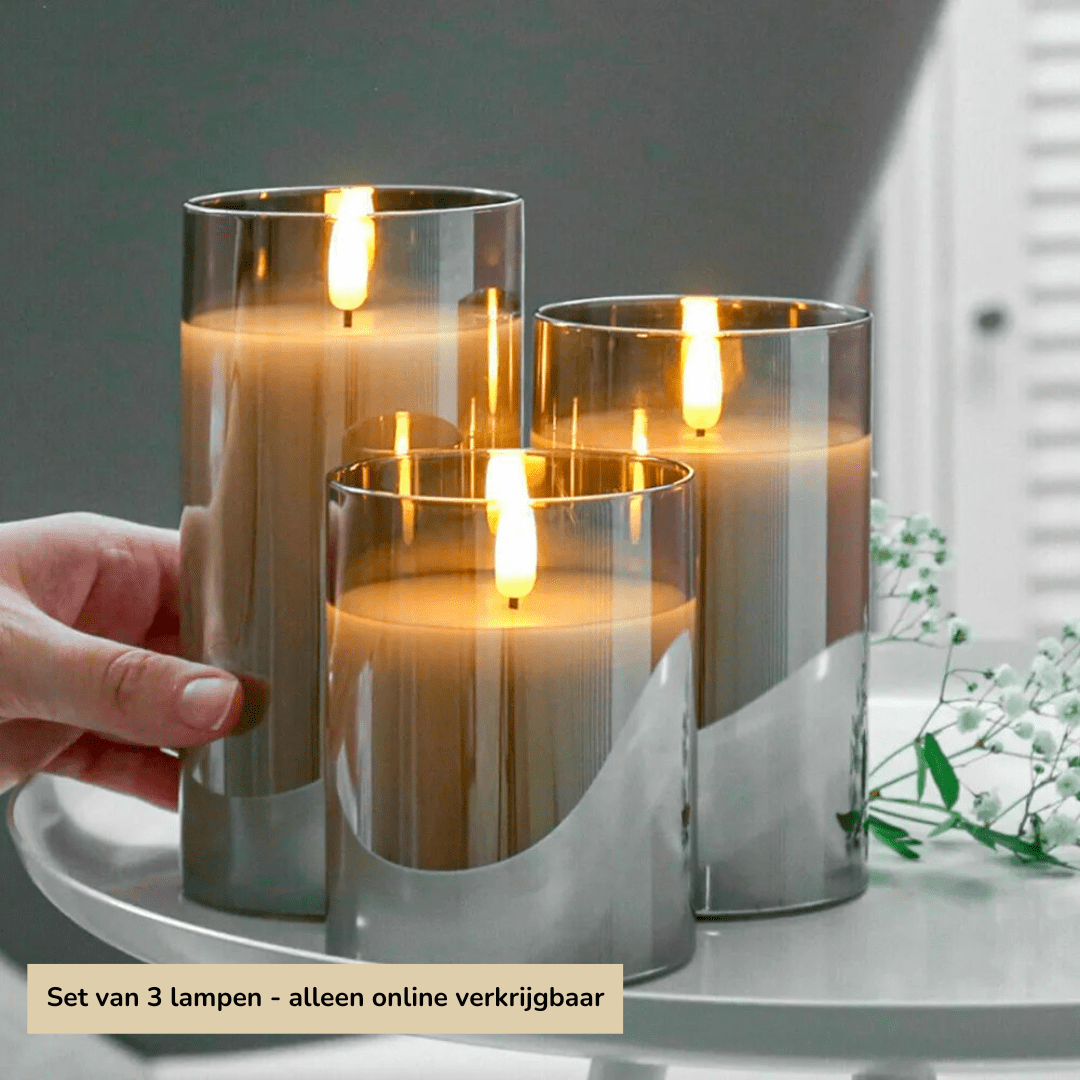 Flackernde LED-Kerzen mit realistischer Flammenoptik