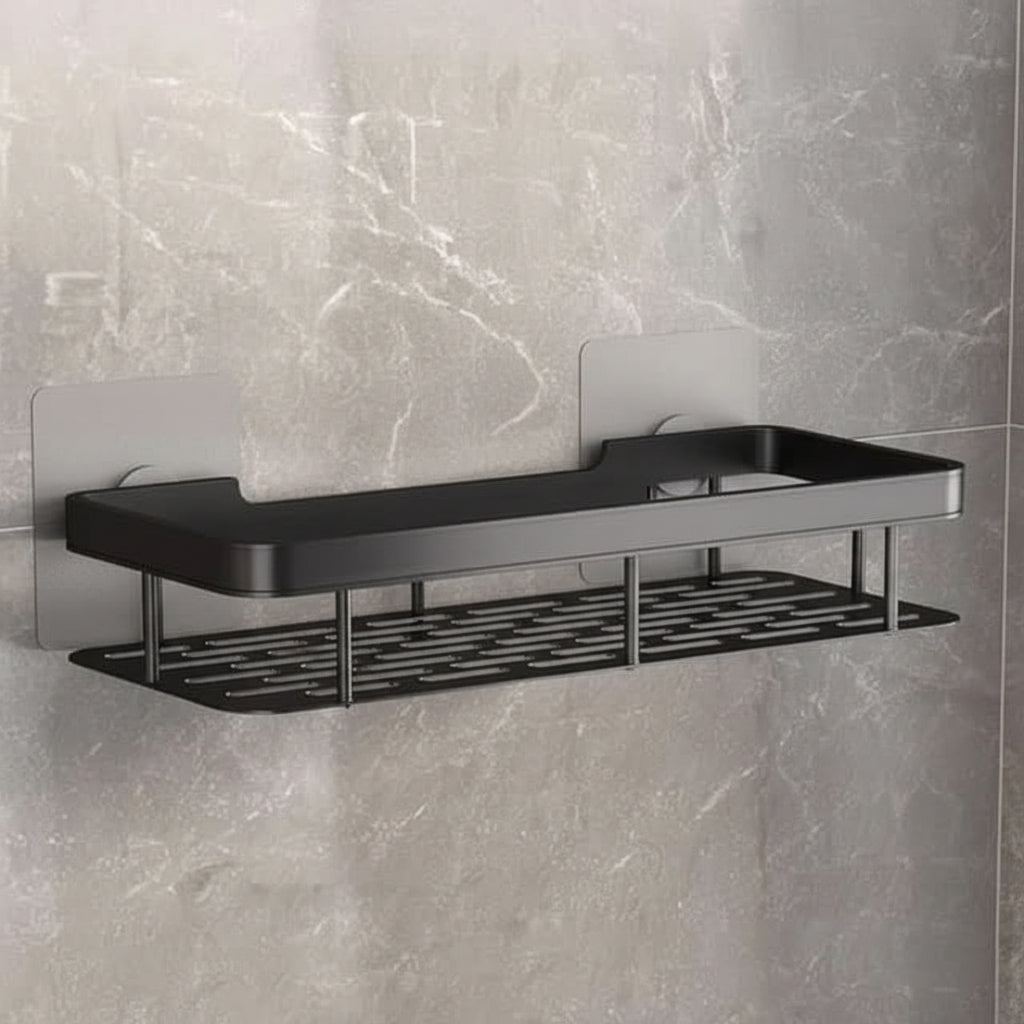 Self-Adhesive Shower Shelf Without Drilling – Corner Shelf for Bathroom