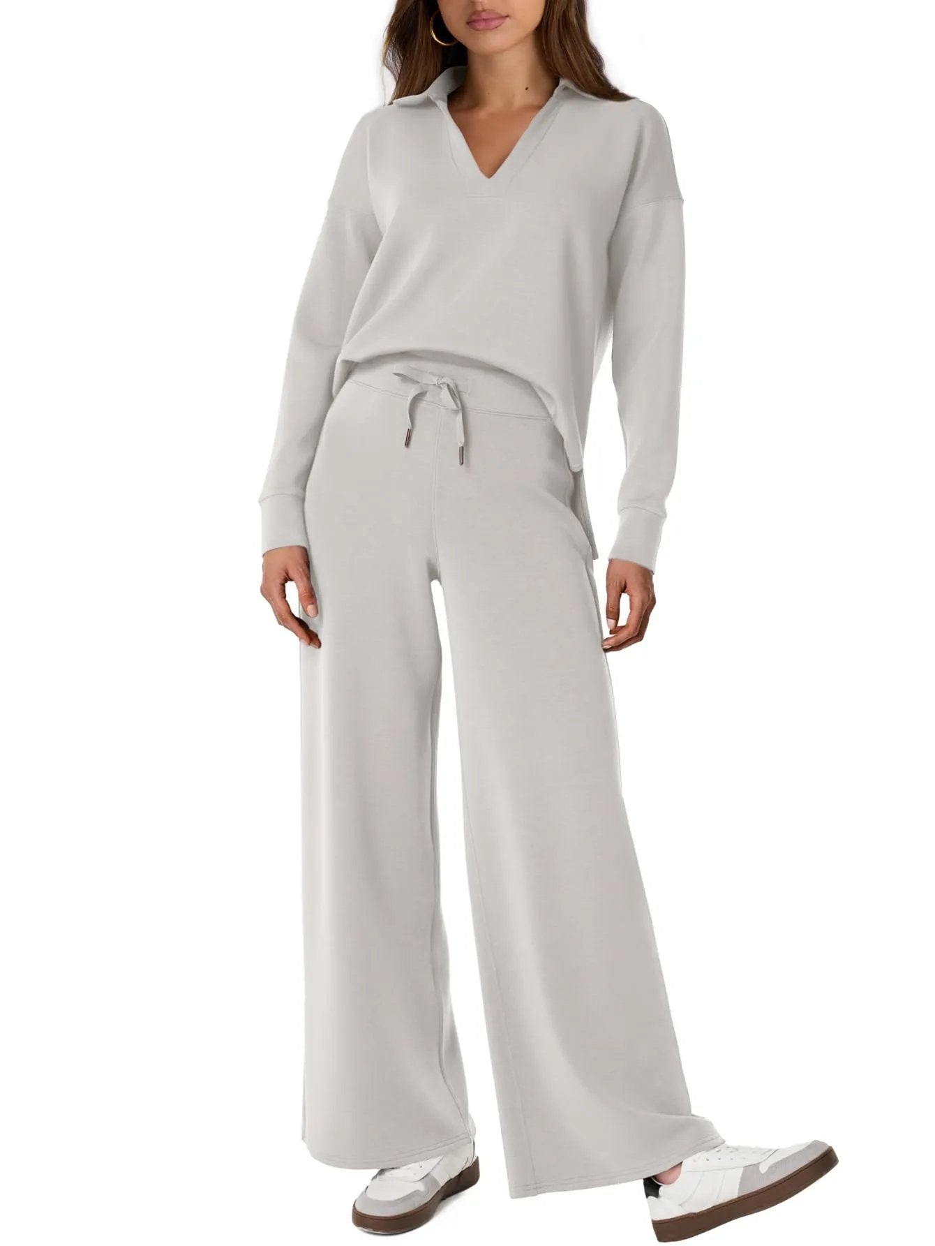 Damen Zweiteiler Set Langarm Hose Freizeit Outfit product image 29