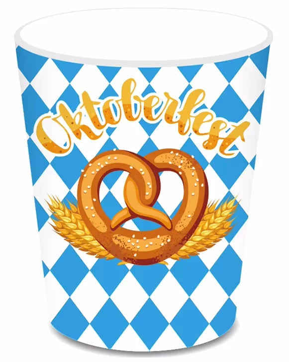 Oktoberfest Einweg-Partygeschirr Set 76-teilig blau-weiß