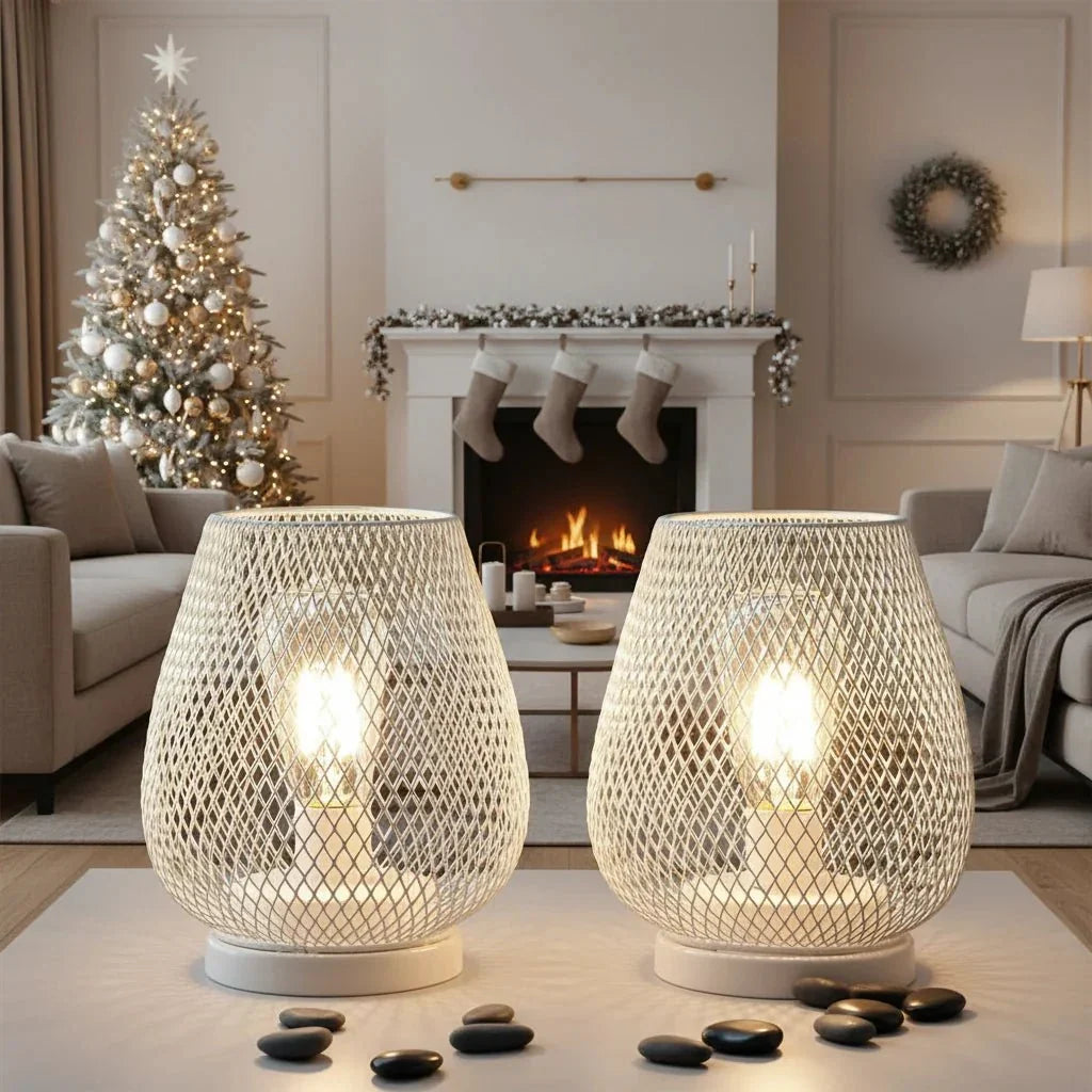 Cordless LED table lamp with warm white light - battery-powered