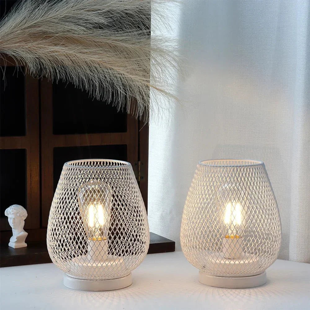 Cordless LED table lamp with warm white light - battery-powered