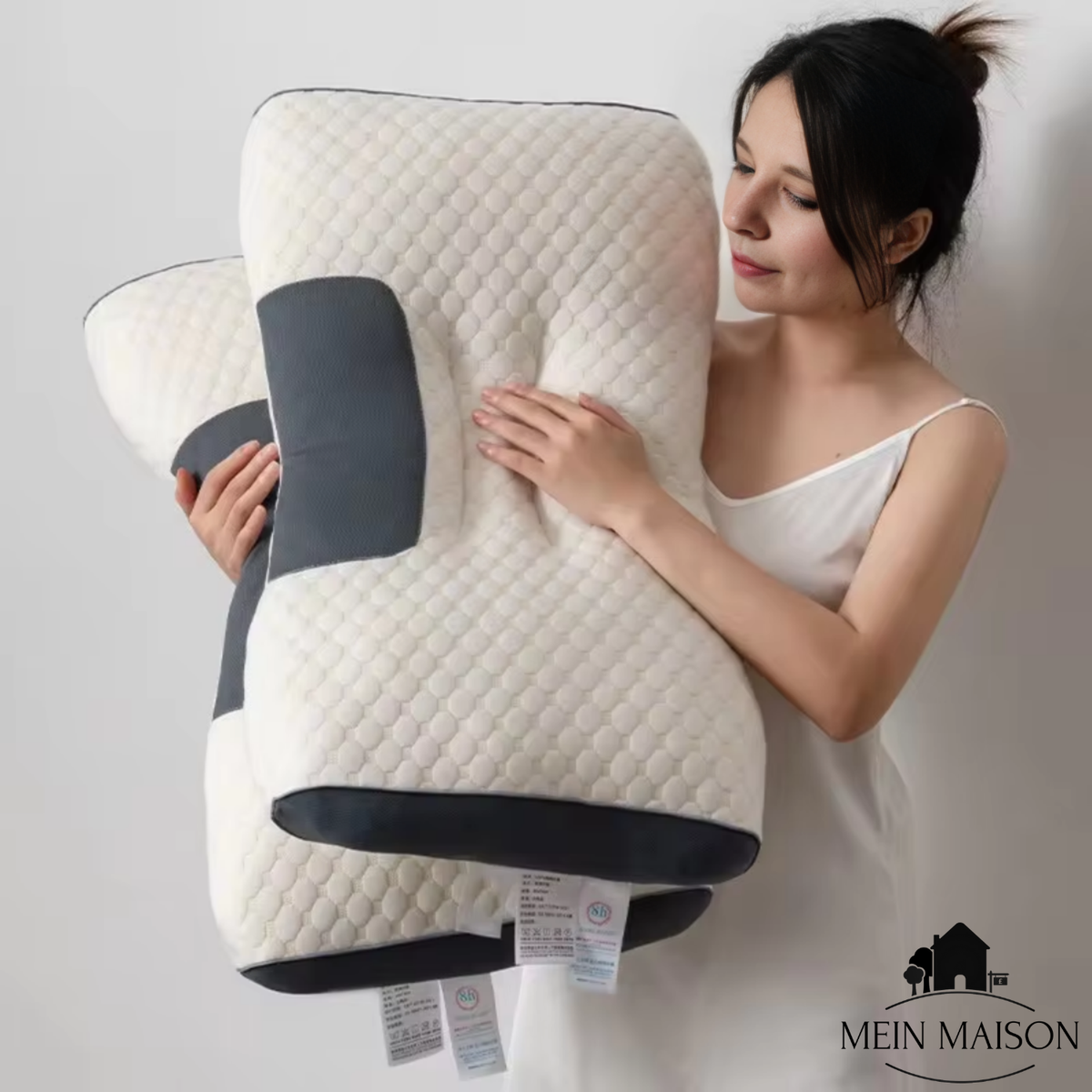 Ergonomisches Nackenkissen mit Memory-Schaum