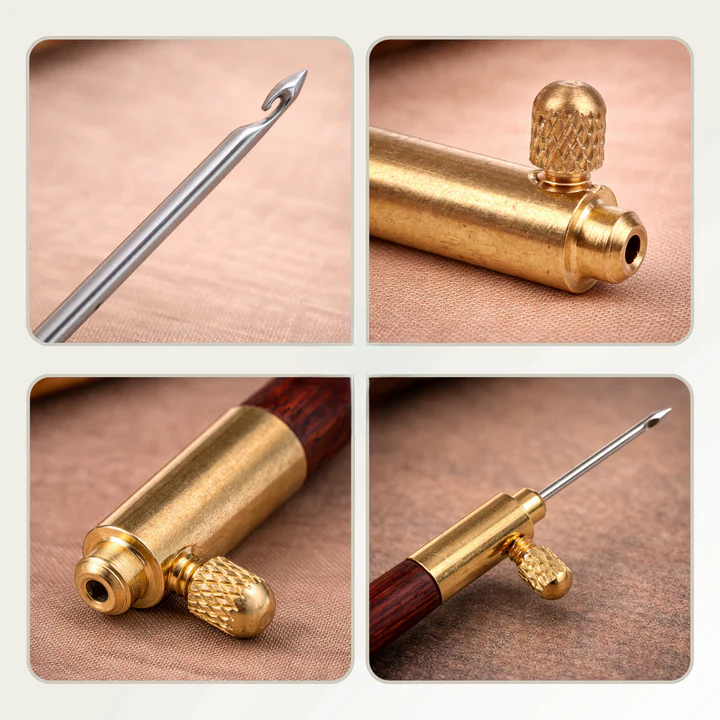 Tamburiersticknadel-Set – 3 auswechselbare Nadeln product image 6