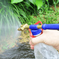 Brass hand sprayer with adjustable nozzle for garden and household