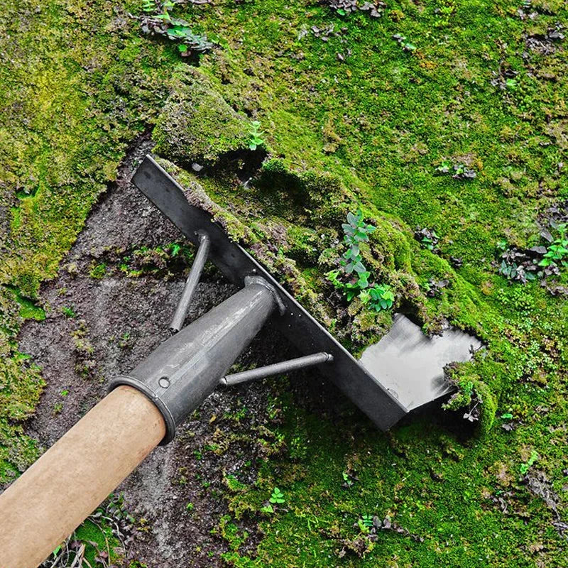 Fugenkratzer mit langem Stiel – Unkraut und Moos aus Pflasterfugen