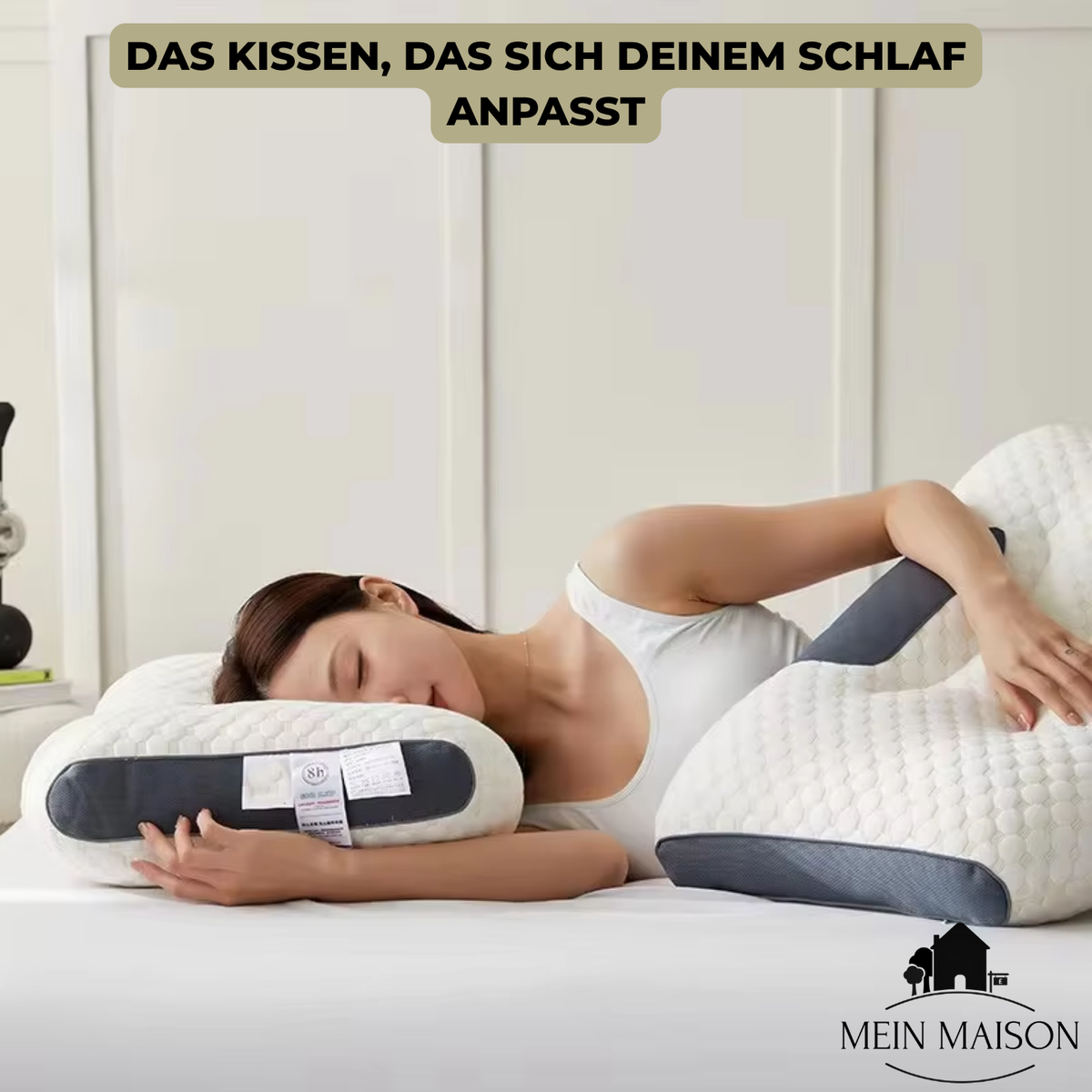 Ergonomisches Nackenkissen mit Memory-Schaum