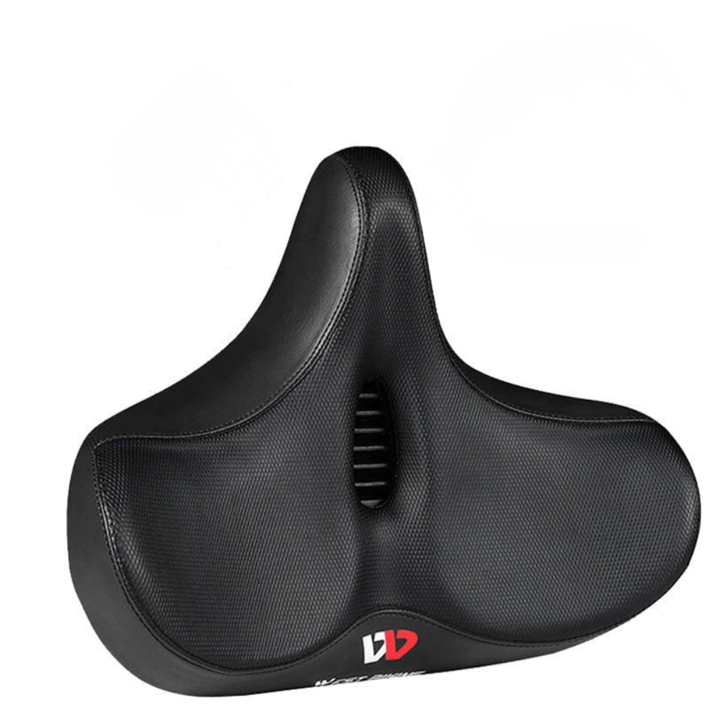 Fahrradsattel Extra Breit Ergonomisch mit Stoßdämpfung