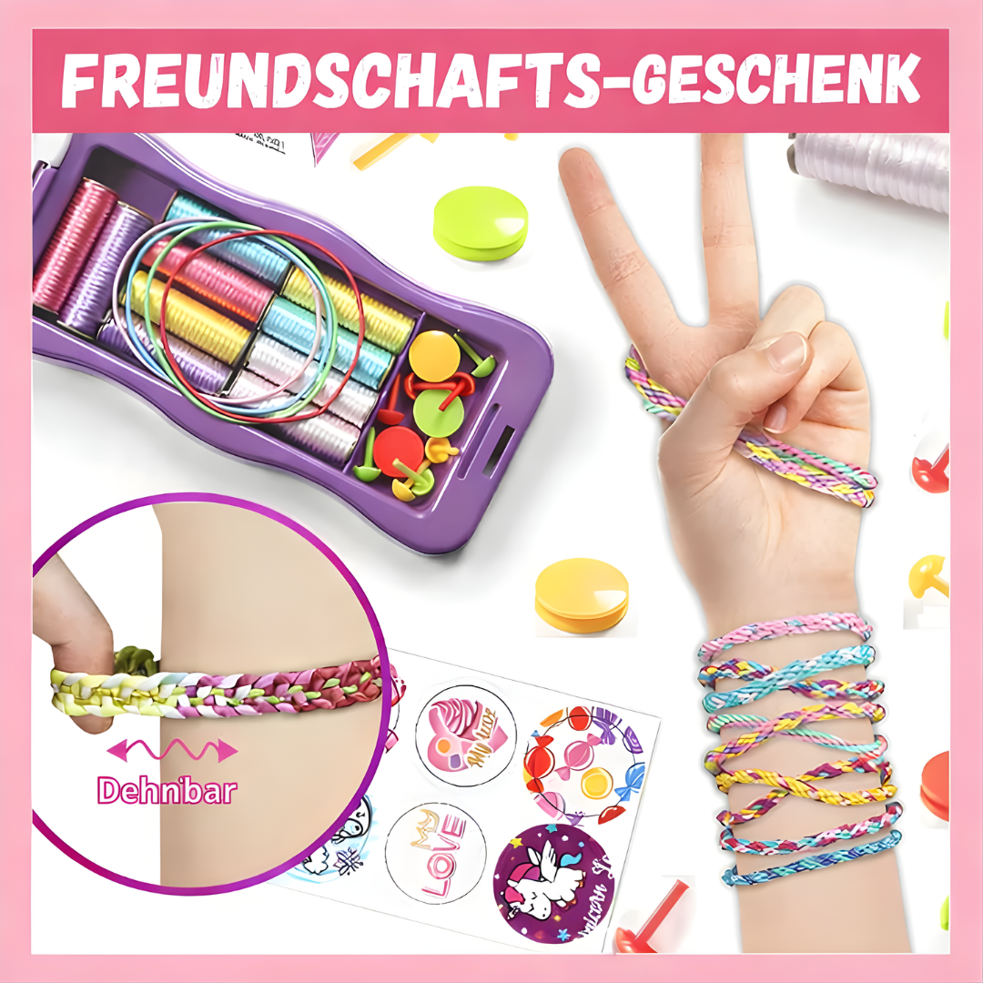 DIY Armband Flechtset für Kinder Kreatives Bastelset product image 4