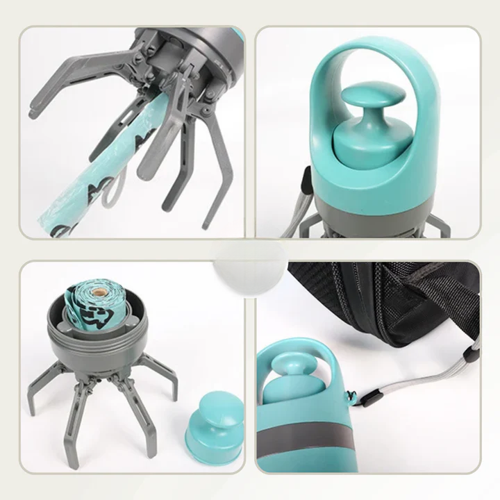 Hundekotgreifer mit integriertem Beutelspender – Berührungsfreie Reinigung product image 7