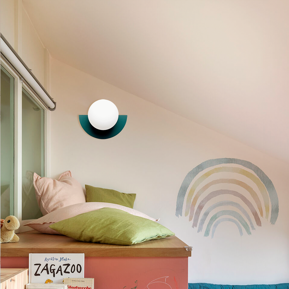 Minimalistische bunte Wandlampe – dekoratives Wandlicht