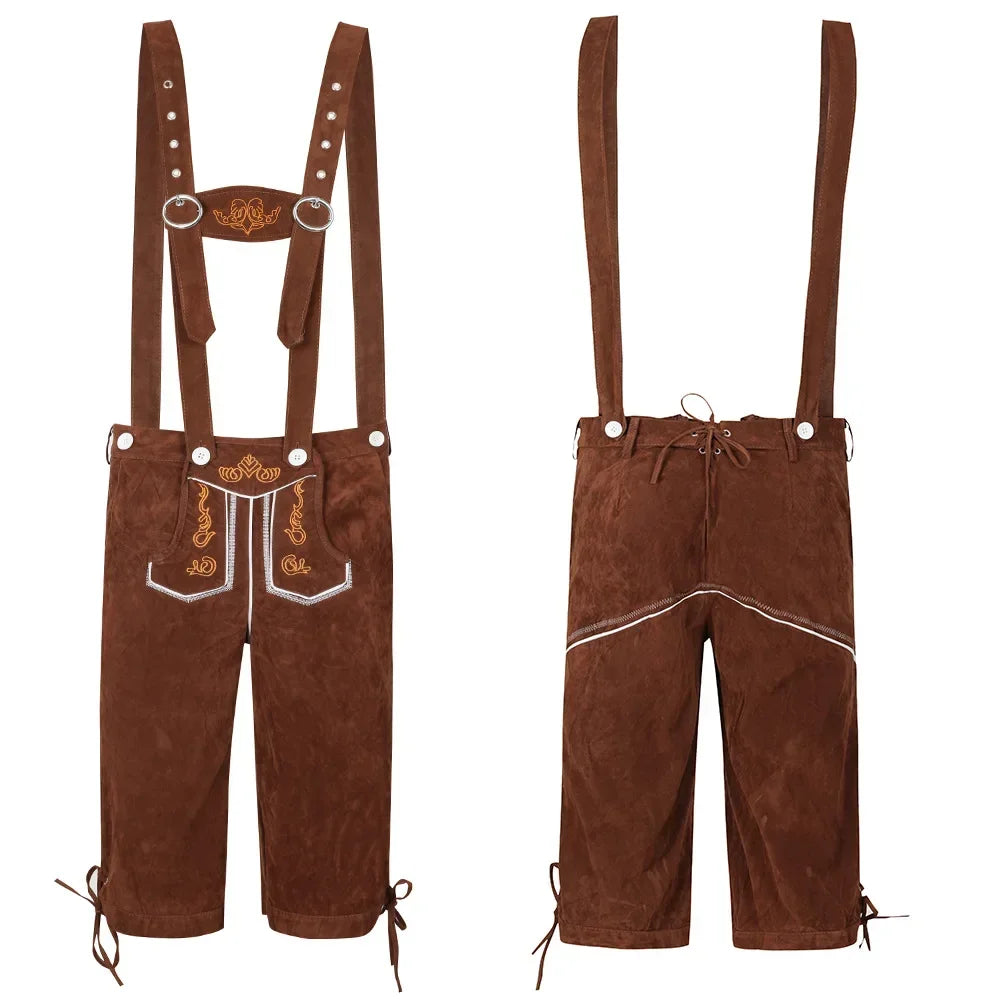 Costume with Suspenders – Bavarian, Brown or Black