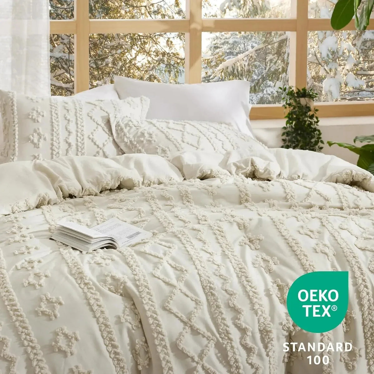 Tufted Boho bedding set – soft blanket for every season