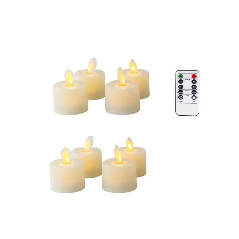 LED Kerzen Set mit Fernbedienung und Timer – flammenlos