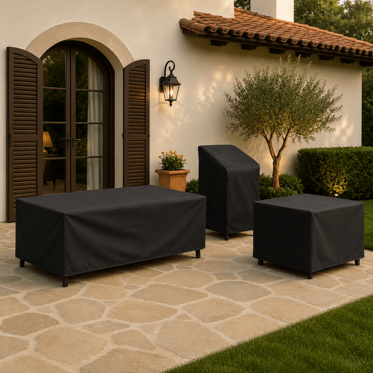 Patio furniture cover - dustproof and water-repellent