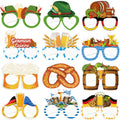 Oktoberfest Fotobrillen Set – 12 bunte Papier-Fotorequisiten