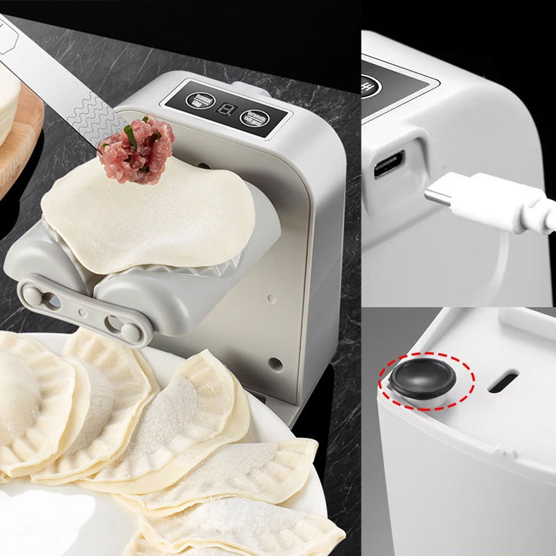 Elektrischer Teigtaschen-Former – Perfekte Falten auf Knopfdruck product image 3