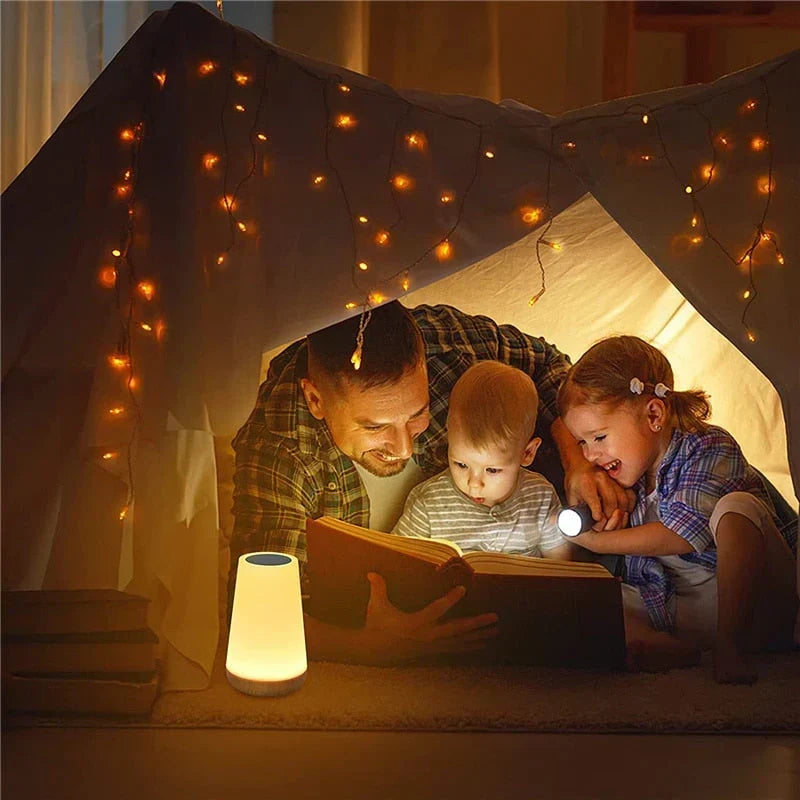 Dimmable night light with remote control and timer function