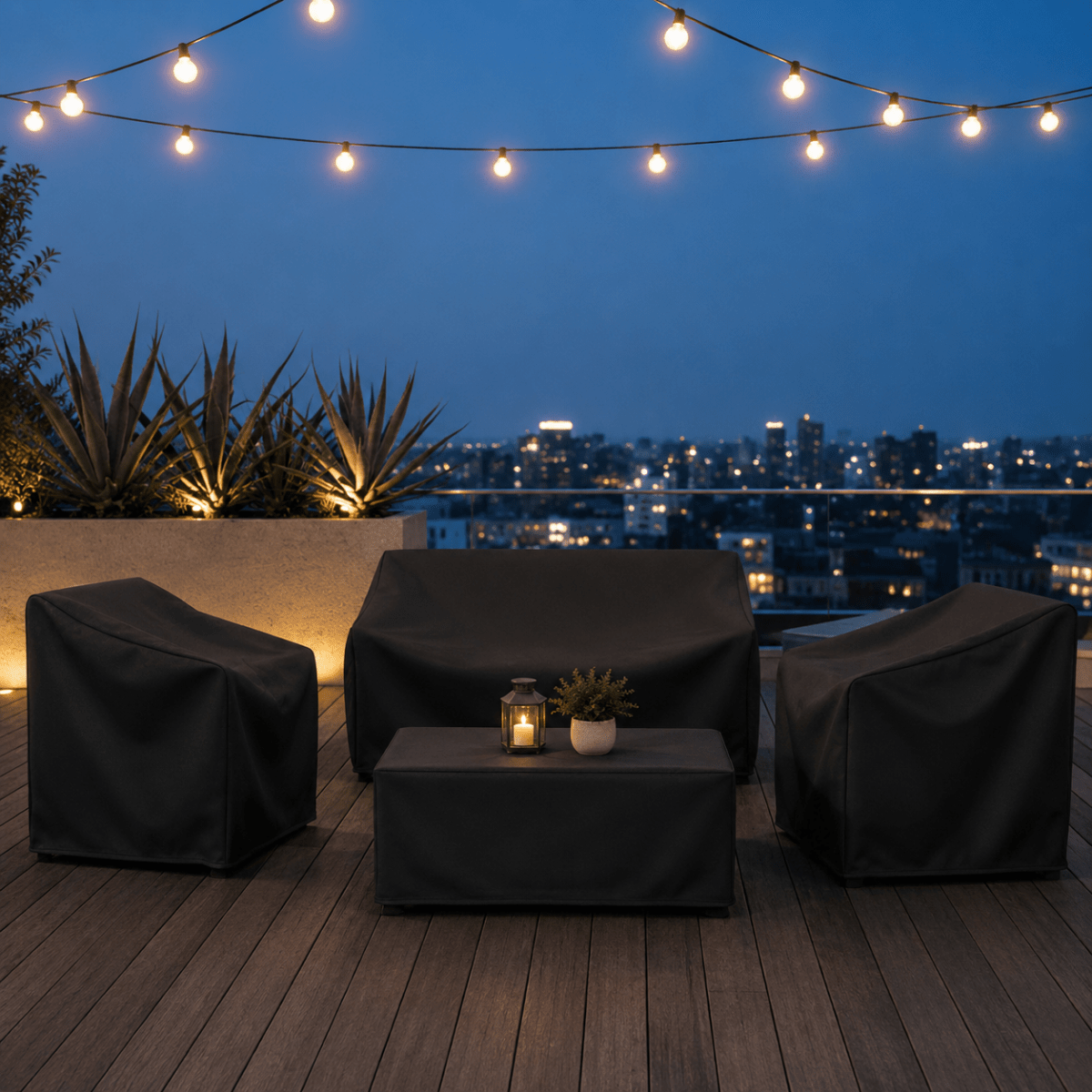 Patio furniture cover - dustproof and water-repellent