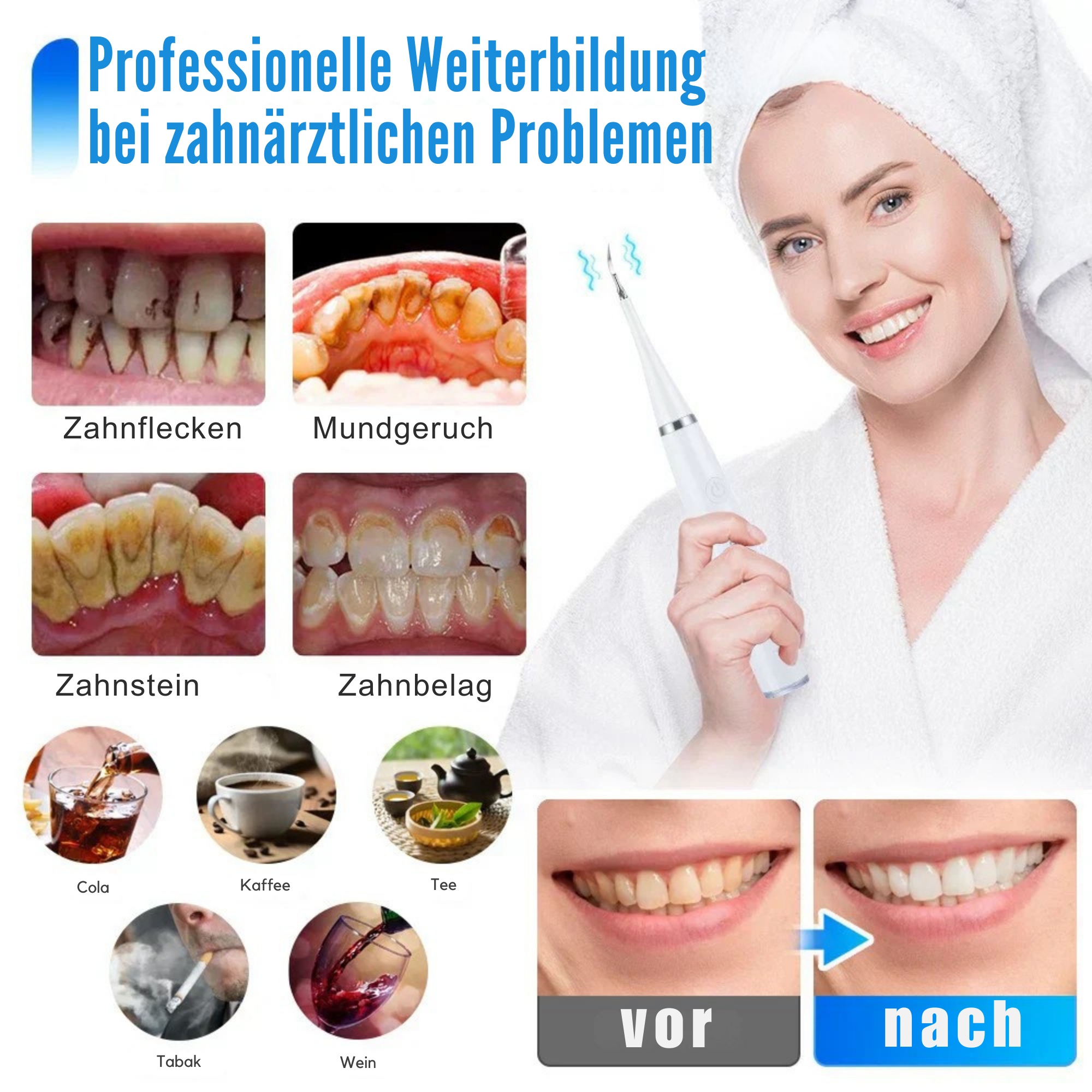 Elektrisches Zahnreinigungsgerät für gründliche Mundpflege product image 4