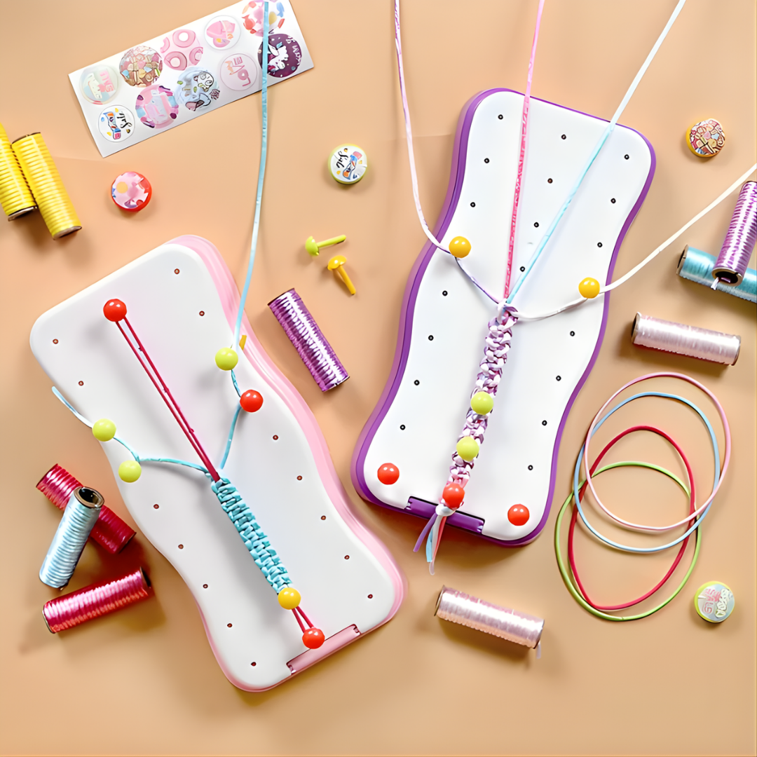 DIY Armband Flechtset für Kinder Kreatives Bastelset product image 1